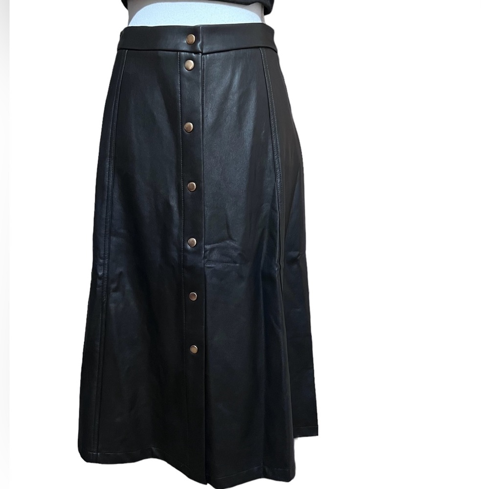 Carolina Belle Montreal Polyurethane midi Skirt